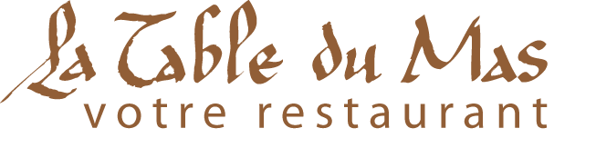 logo du restaurant la table du mas, restaurant de l'hotel mas de vence table